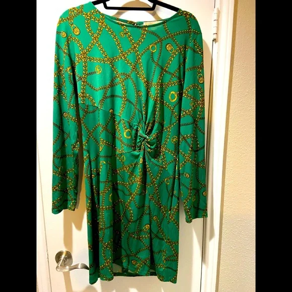 Halter Michael Kors Reef Print Dress Pineapple Print Halter Neck